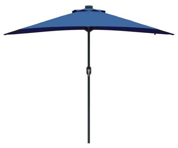Vrtni suncobran Azurnoplava 294 x 150 x 223 cm - Plava / 294 x 150 x 223 cm