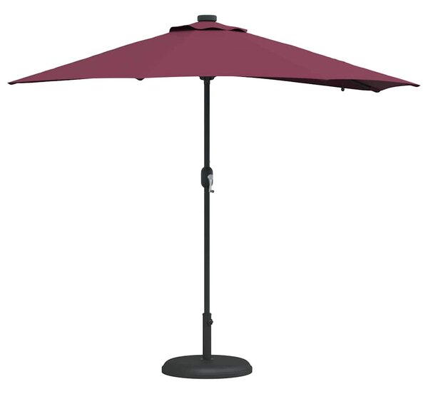 Vrtni suncobran Bordeaux Crvena 294 x 150 x 223 cm - Crvena / 294 x 150 x 223 cm