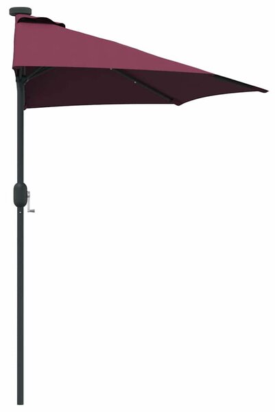 Vrtni suncobran Bordeaux Crvena 294 x 150 x 223 cm - Crvena / 294 x 150 x 223 cm