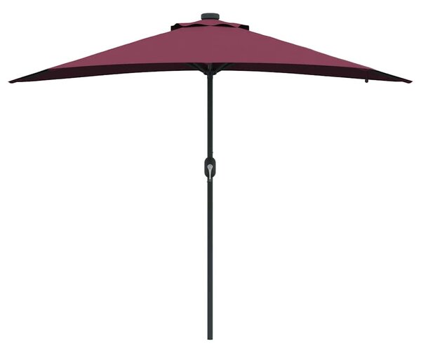 Vrtni suncobran Bordeaux Crvena 294 x 150 x 223 cm - Crvena / 294 x 150 x 223 cm