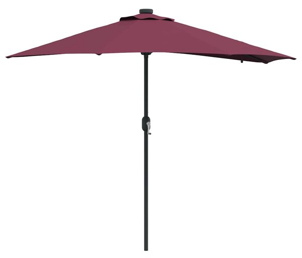 Vrtni suncobran Bordeaux Crvena 294 x 150 x 223 cm - Crvena / 294 x 150 x 223 cm