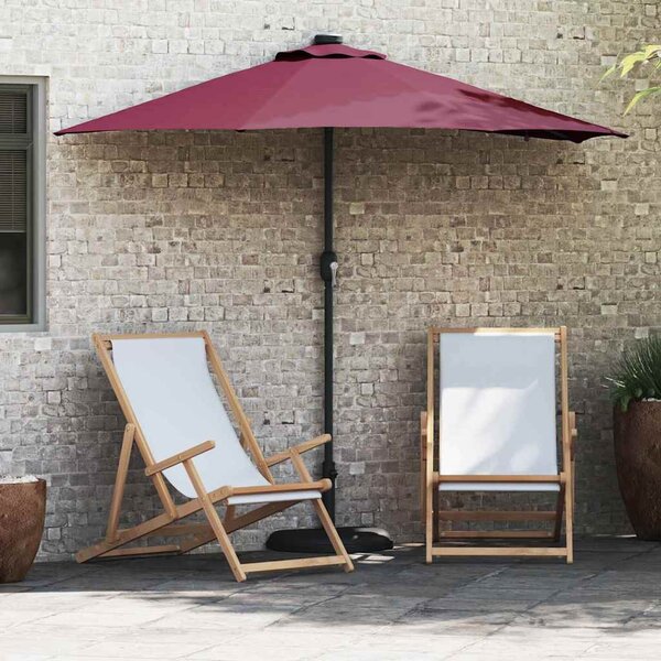 Vrtni suncobran Bordeaux Crvena 294 x 150 x 223 cm - Crvena / 294 x 150 x 223 cm