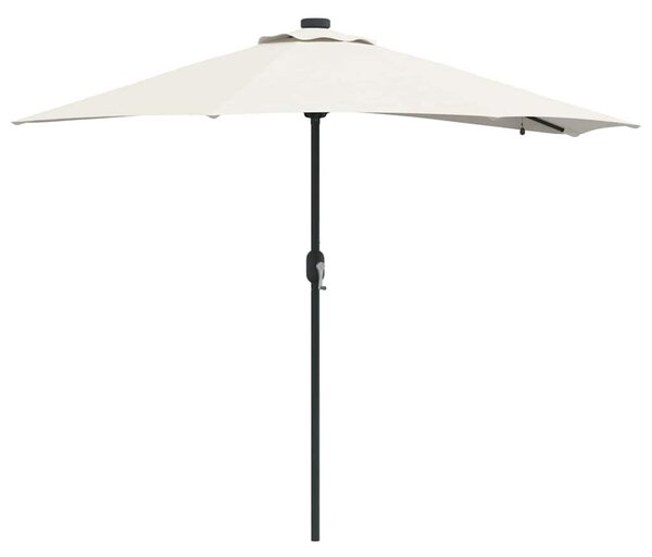 Vrtni suncobran Pijesak 294 x 150 x 223 cm Poliester i čelik - Smeđa / 294 x 150 x 223 cm