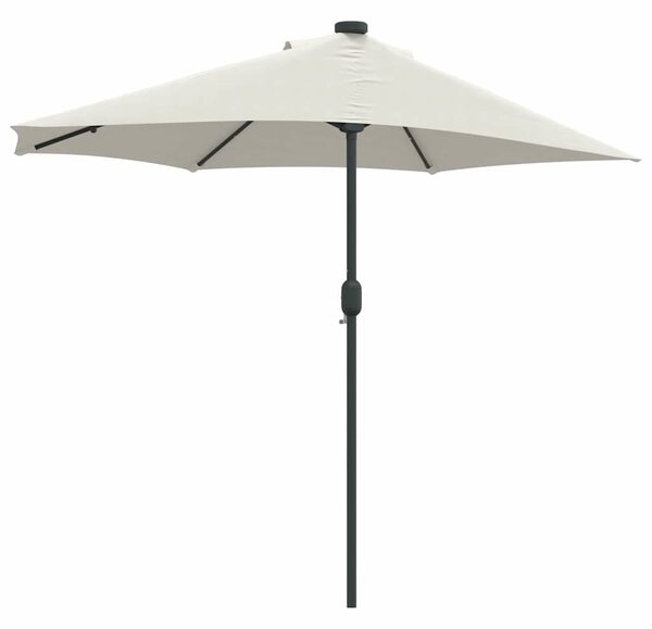 Vrtni suncobran Pijesak 294 x 150 x 223 cm Poliester i čelik - Smeđa / 294 x 150 x 223 cm