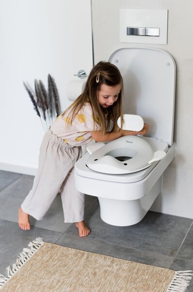 Siva dječja WC daska - Kindsgut