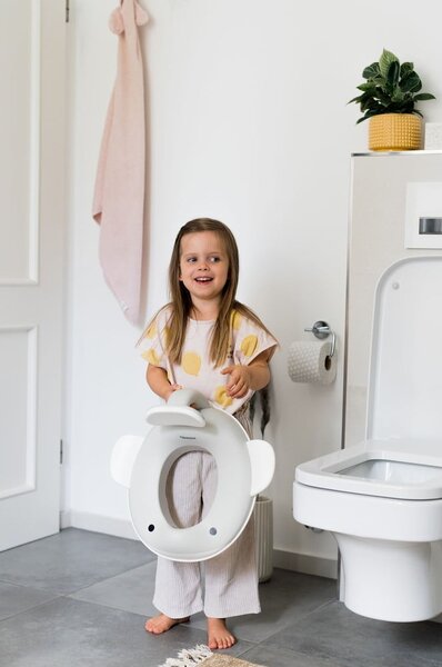 Siva dječja WC daska - Kindsgut