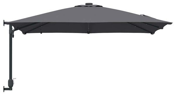 Vrtni suncobran S LED lampica Antracit 248,5 x 247,5 x 160 cm - Antracit / 248,5 x 247,5 x 160 cm