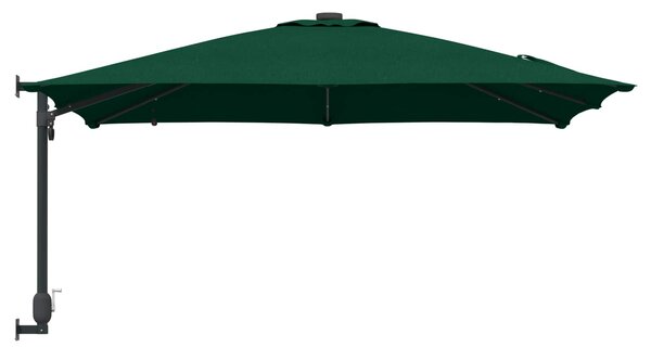 Vrtni suncobran Zelena 248,5 x 247,5 x 160 cm Poliester i čelik - Zelena / 248,5 x 247,5 x 160 cm