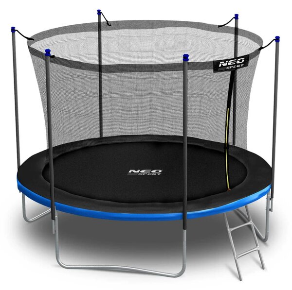 Vrtni trampolin Neo-Sport NS-08W241 252 cm, 8 ft, unutarnja mreža i ljestve