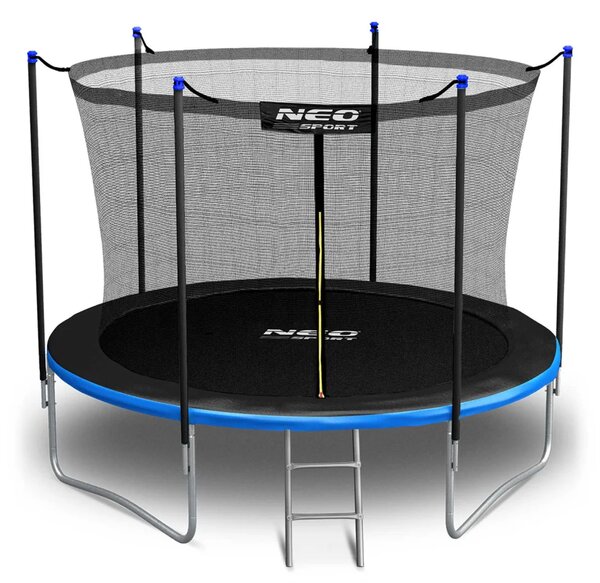 Vrtni trampolin Neo-Sport NS-08W241 252 cm, 8 ft, unutarnja mreža i ljestve