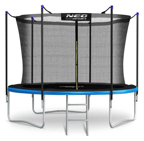 Vrtni trampolin Neo-Sport NS-08W241 252 cm, 8 ft, unutarnja mreža i ljestve
