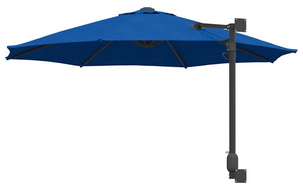 Vrtni suncobran Azurnoplava 248 x 248 x 148 cm - Plava / 248 x 248 x 148 cm