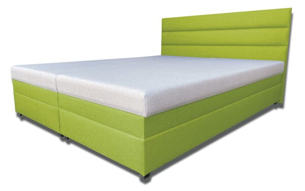 Zondo Bračni krevet 160 cm Rebeka (s opružnim madracima) (zelena). 1030914