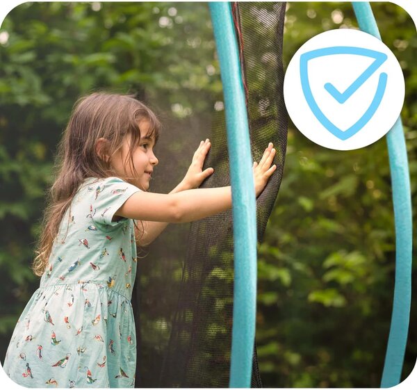 Profilirani vrtni trampolin Neo-Sport NS-08C181 252 cm, 8 ft, unutarnja mreža