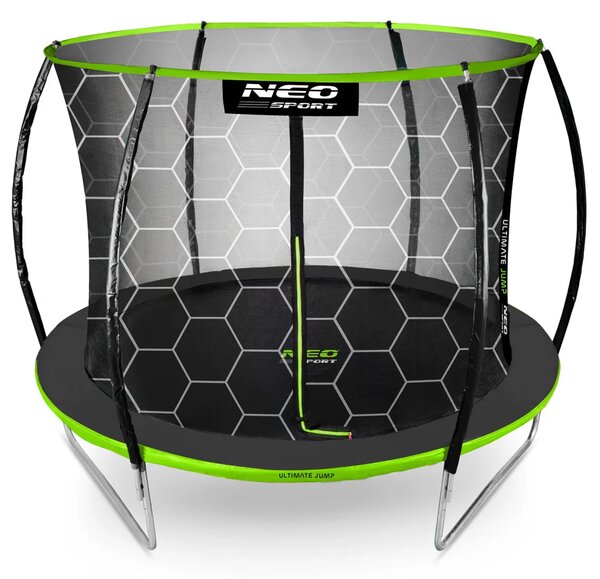 Profilirani vrtni trampolin Neo-Sport NS-08C221 252 cm, 8 ft, unutarnja mreža