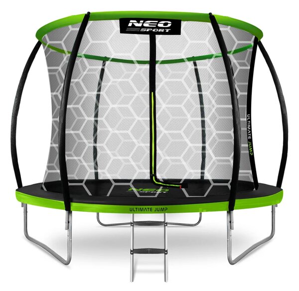 Profilirani vrtni trampolin Neo-Sport NS-08C221 252 cm, 8 ft, unutarnja mreža