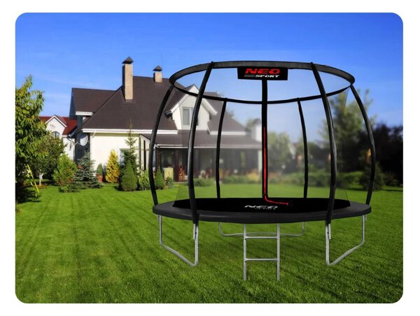 Profilirani vrtni trampolin Neo-Sport NS-08C231 252 cm, 8 ft, unutarnja mreža
