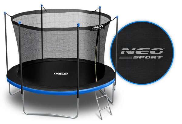 Vrtni trampolin Neo-Sport NS-06W241 183 cm, 6 ft, unutarnja mreža i ljestve