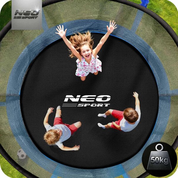 Vrtni trampolin Neo-Sport 183 cm, 6 ft, unutarnja mreža i ljestve