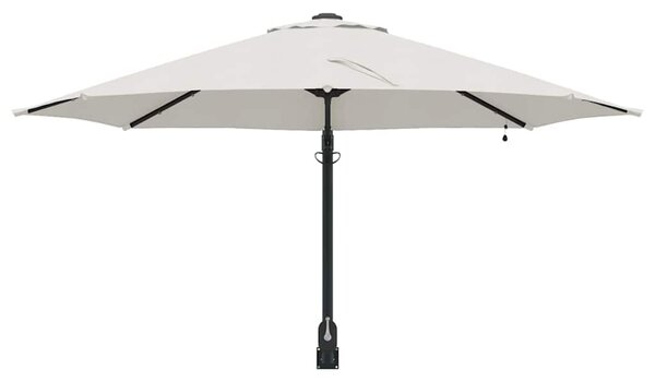 Vrtni suncobran Pijesak 248 x 248 x 148 cm Poliester i čelik - Smeđa / 248 x 248 x 148 cm