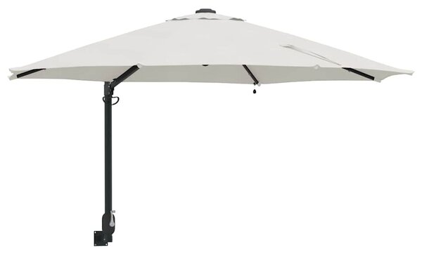 Vrtni suncobran Pijesak 248 x 248 x 148 cm Poliester i čelik - Smeđa / 248 x 248 x 148 cm