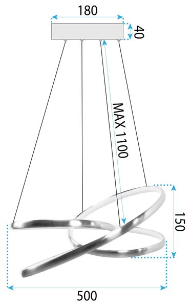 LED svijetiljka G005-CP Gold