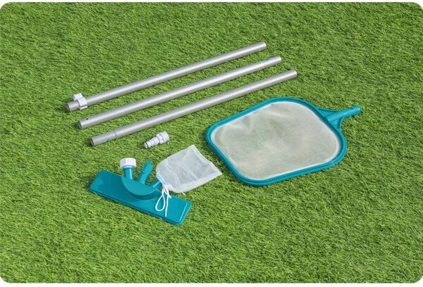 Set za čišćenje bazena Bestway 58013, štap 167 cm, usisavač i mrežica