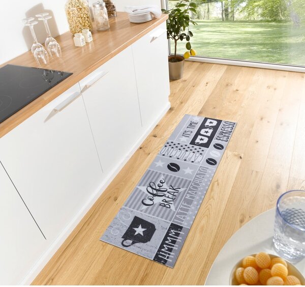Siva staza 50x150 cm Its Time for Espresso - Hanse Home