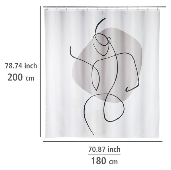 Tuš zavjesa 180x200 cm Ladyline - Wenko