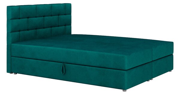 Zondo Bračni krevet Boxspring 140x200 cm Waller (s podnicom i madracem) (zelena). 1007720