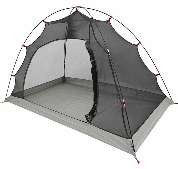 Šator s krovom s pohranom Siva i crna 236 x 150 x 136 cm - Crna / 236 x 150 x 136 cm