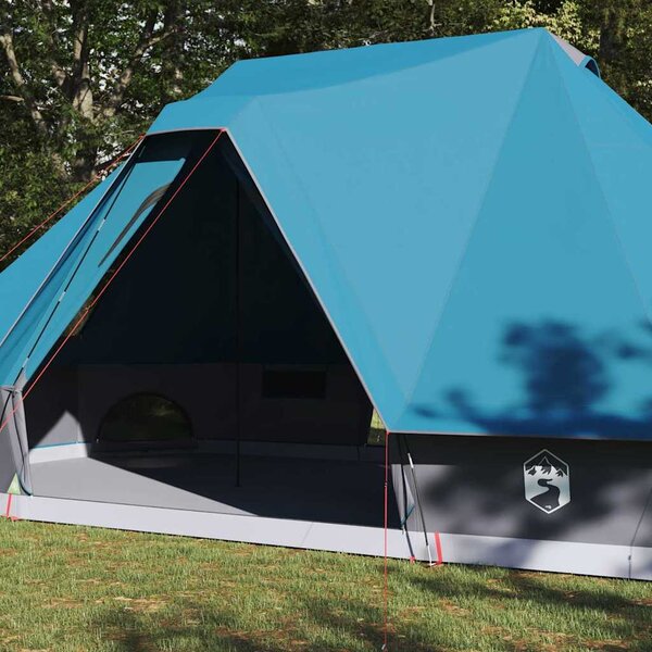 Tipi šator s krovom s pohranom Plava 680 x 430 x 270 cm taft - Plava / 680 x 430 x 270 cm
