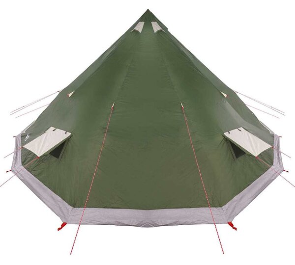 Tipi šator s krovom s pohranom Zelena 560 x 560 x 300 cm taft - Zelena / 560 x 560 x 300 cm