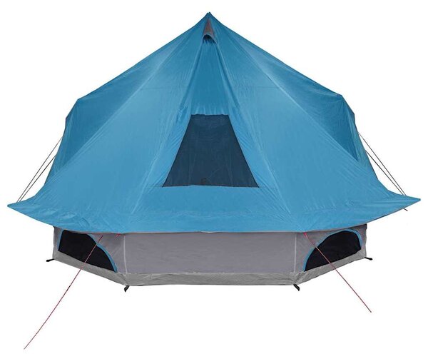 Tipi šator s krovom s pohranom Plava 680 x 430 x 270 cm taft - Plava / 680 x 430 x 270 cm
