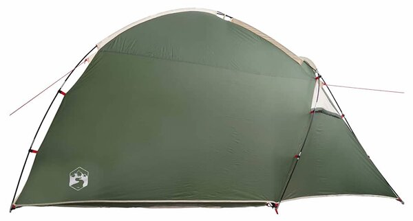 Kabinski šator s krovom Zelena 370 x 230 x 185 cm taft - Zelena / 370 x 230 x 185 cm