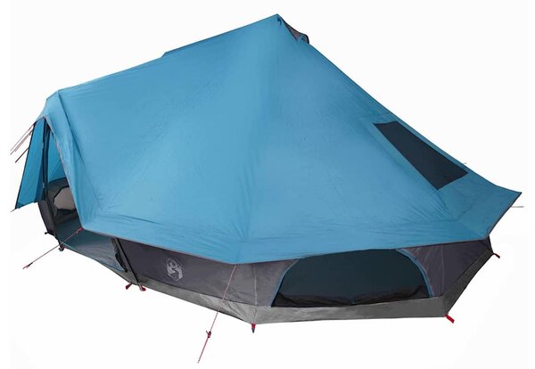 Tipi šator s krovom s pohranom Plava 680 x 430 x 270 cm taft - Plava / 680 x 430 x 270 cm
