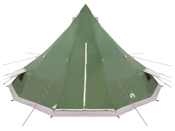Tipi šator s krovom s pohranom Zelena 560 x 560 x 300 cm taft - Zelena / 560 x 560 x 300 cm