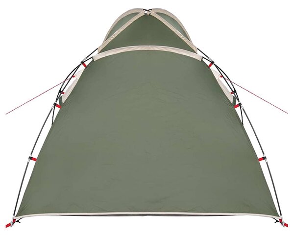Kabinski šator s krovom Zelena 370 x 230 x 185 cm taft - Zelena / 370 x 230 x 185 cm