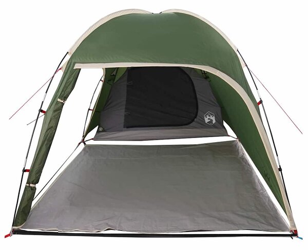 Kabinski šator s krovom Zelena 370 x 230 x 185 cm taft - Zelena / 370 x 230 x 185 cm