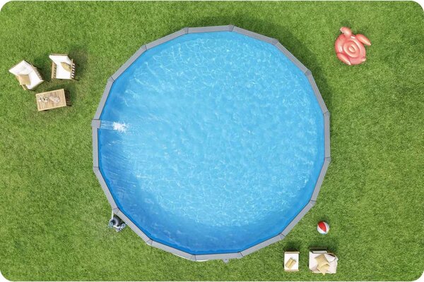 Vrtni panelni bazen za cijelu godinu 732 x 132 cm 13-u-1 Bestawy 561RP