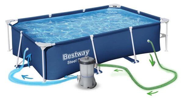 Vrtni bazen s okvirom 259 x 170 x 61 cm Bestway 56403N