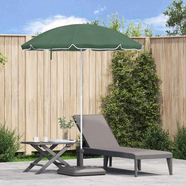 Suncobran Zelena 161 x 161 x 193 cm Poliester - Zelena