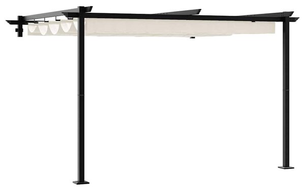 Gazebo 300 x 300 x 200 cm Krem Poliester - Krem / 300 x 300 x 200 cm