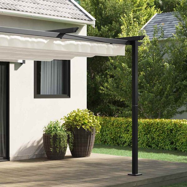 Gazebo 300 x 300 x 200 cm Krem Poliester - Krem / 300 x 300 x 200 cm