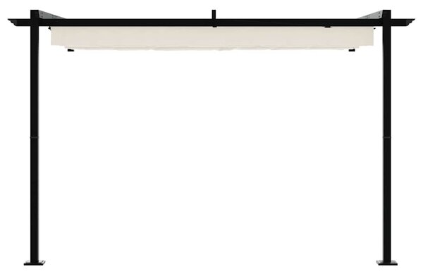 Gazebo 300 x 300 x 200 cm Krem Poliester - Krem / 300 x 300 x 200 cm
