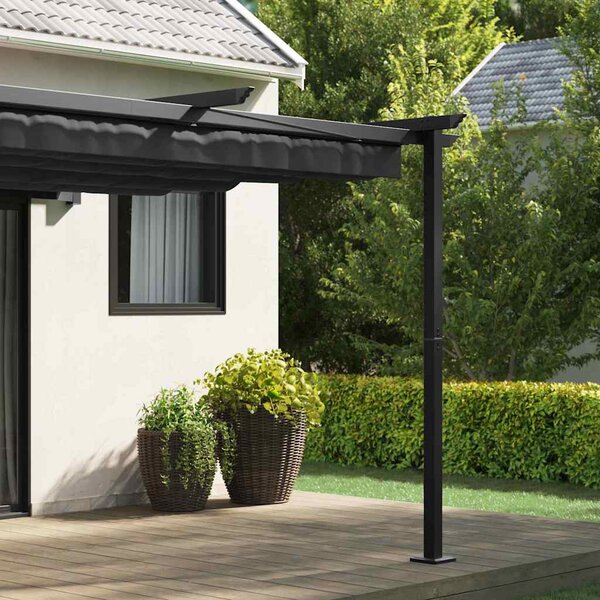 Gazebo 300 x 300 x 200 cm Antracit Poliester - Antracit / 300 x 300 x 200 cm