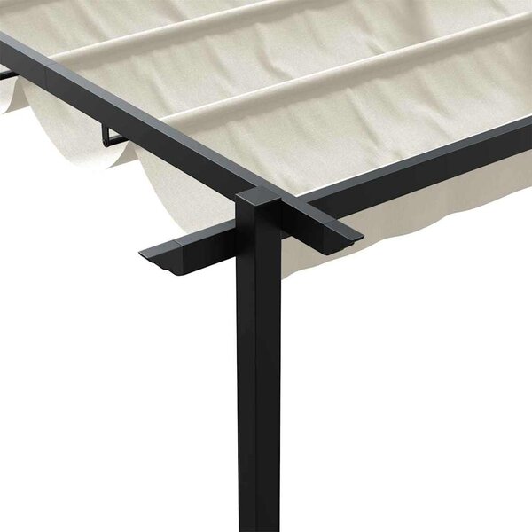 Gazebo 300 x 300 x 200 cm Krem Poliester - Krem / 300 x 300 x 200 cm