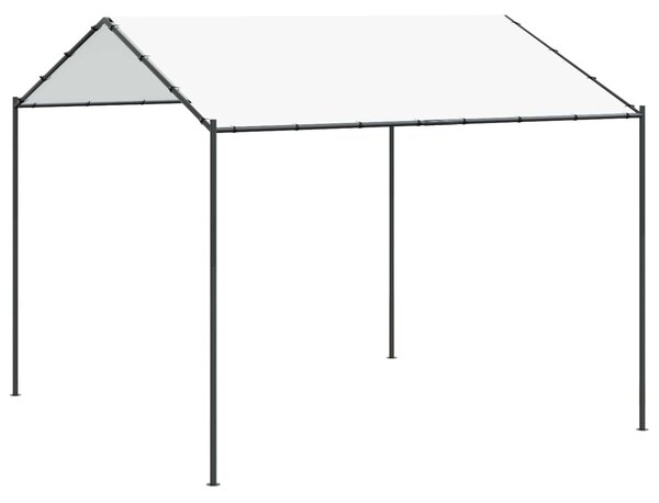 Gazebo 4 x 4 x 2,6 m Bijeli Čelik i poliester 180 gsm - Bijela / 4 x 4 x 2,6 m