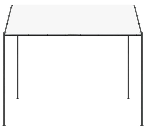 Gazebo 4 x 4 x 2,6 m Bijeli Čelik i poliester 180 gsm - Bijela / 4 x 4 x 2,6 m