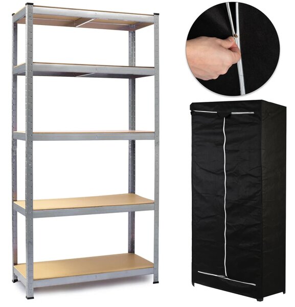 Metalni stalak za odlaganje 180 x 90 x 40 cm Humberg HR-812 + BESPLATNA navlaka